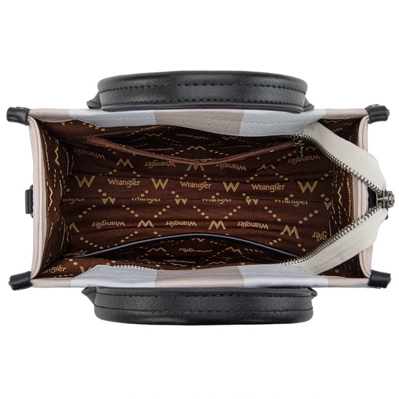 Wrangler Color Block Tote/Crossbody Black - Picture 5 of 5